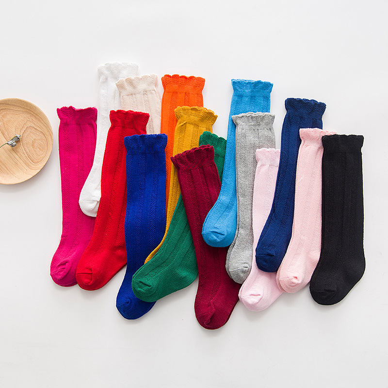 Baby Sock Oximeter - Calzini lunghi al ginocchio con volant