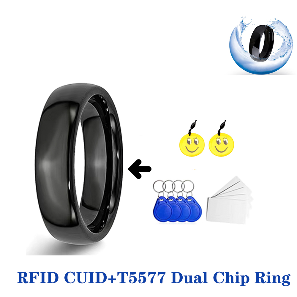 Smart Ring Nfc Pay - RFID Smart Dual Chip NFC Anello