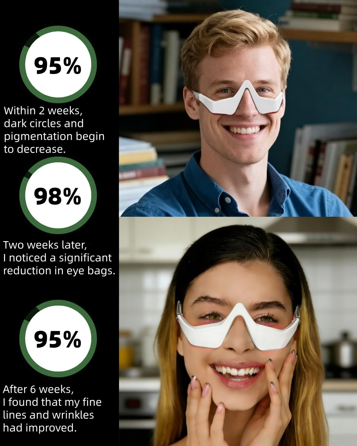 Light Therapy Glasses - Dispositivo per terapia con luce rossa