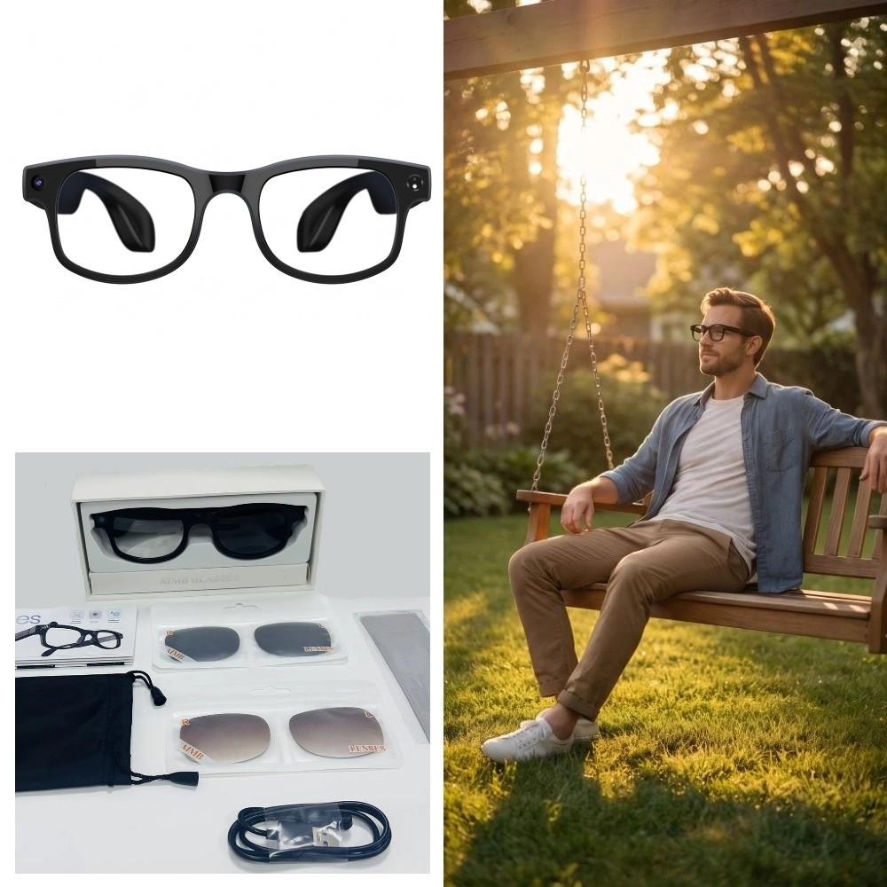 Smart Glasses Lens - Occhiali Smart AI 2 in 1