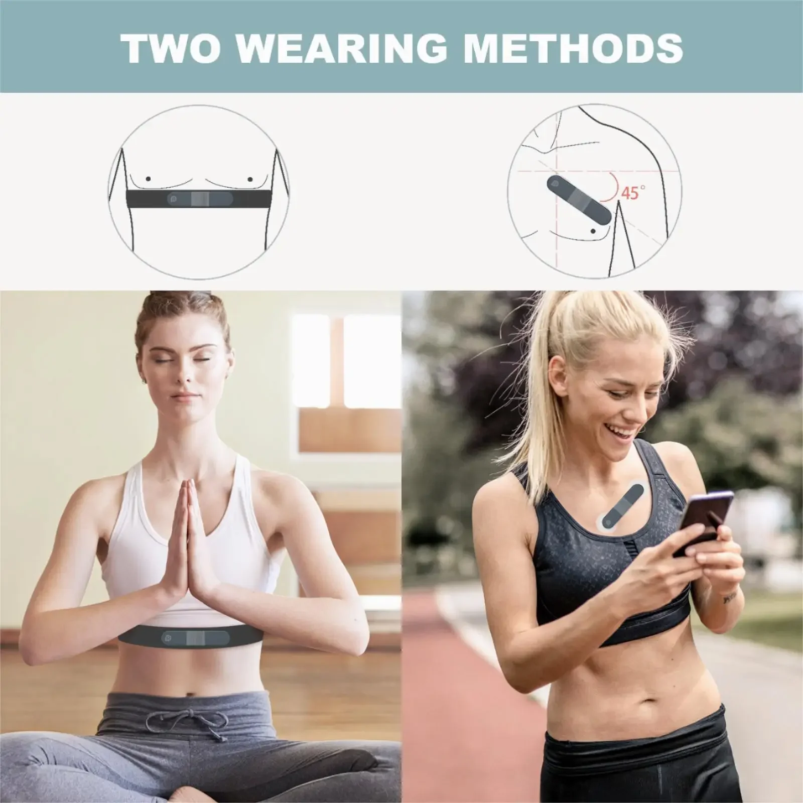 Ecg Patch Monitor - Registratore dinamico Bluetooth wireless Holter in