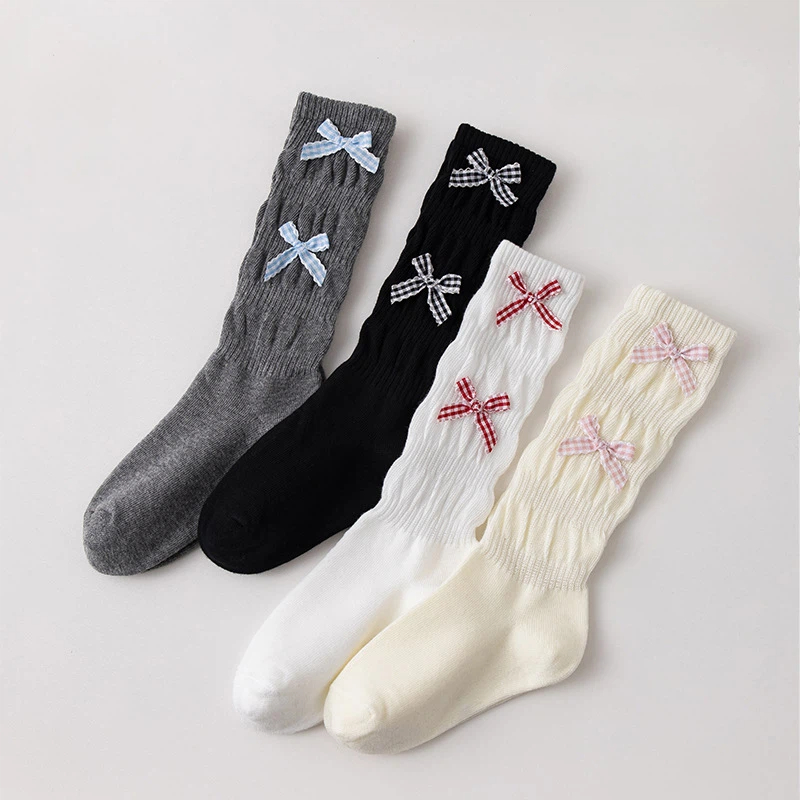 Baby Sock Oximeter - Calze lunghe per bambina, in cotone,