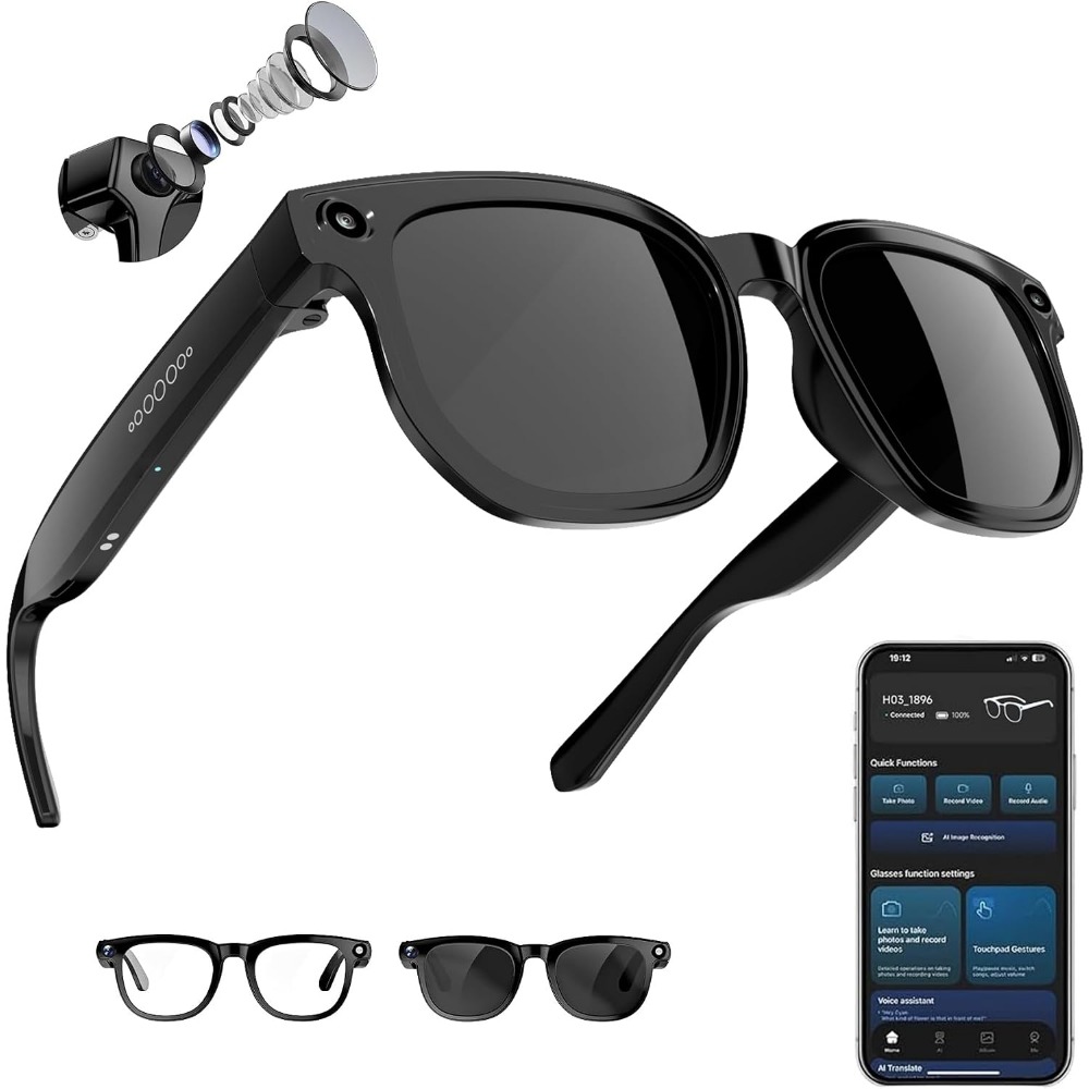 Occhiali Intelligenti con Foto - Smart Glasses Lens recensione e prezzo
