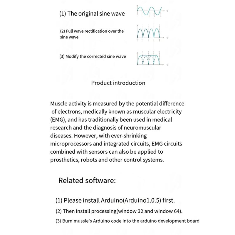 Modulo Sensore Elettrico Musco - Muscle Sensor Emg recensione e prezzo