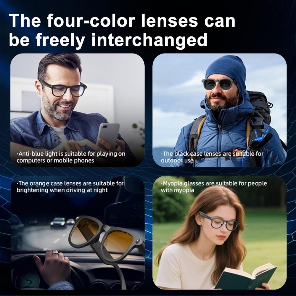 Occhiali Intelligenti con Foto - Smart Glasses Lens recensione e prezzo