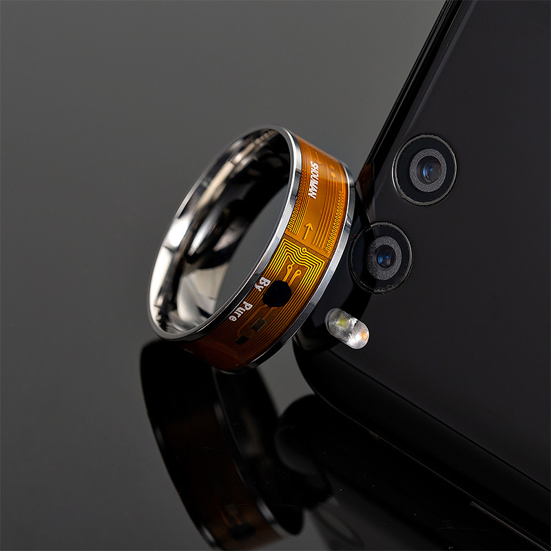 Multifunzionale Unisex in acci - Smart Ring Nfc Pay recensione e prezzo