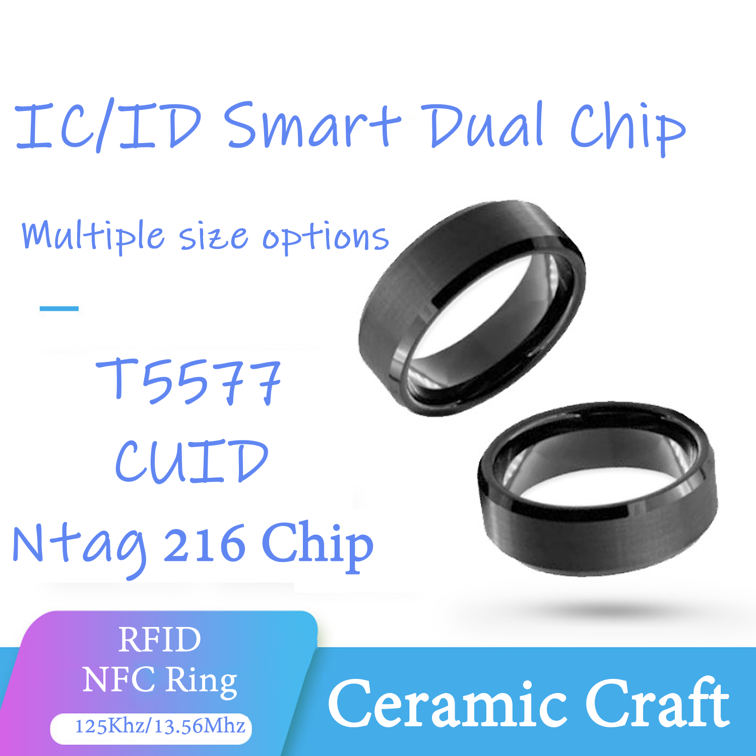 CUID T5577 Doppio Chip Clone A - Smart Ring Nfc Pay recensione e prezzo
