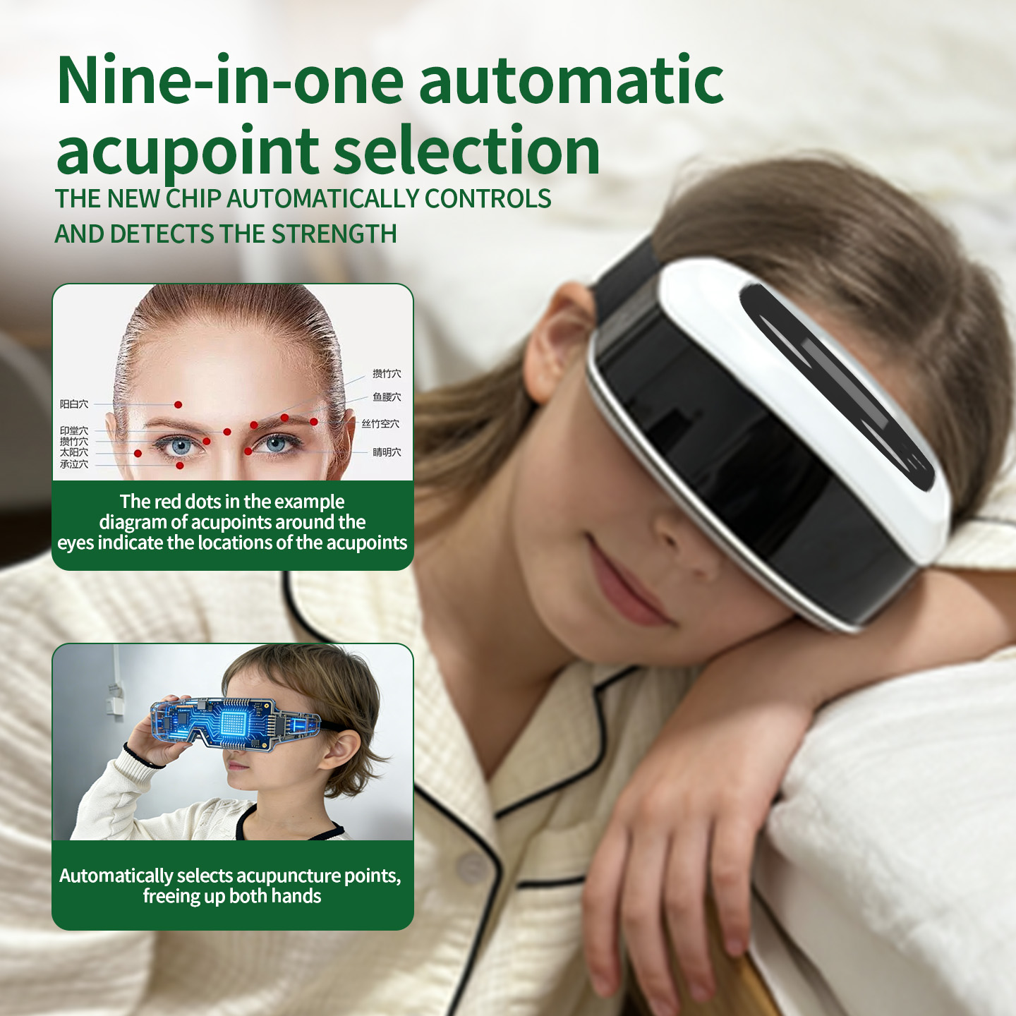 Nuovo Massaggiatore Oculare a  - Light Therapy Glasses recensione e prezzo