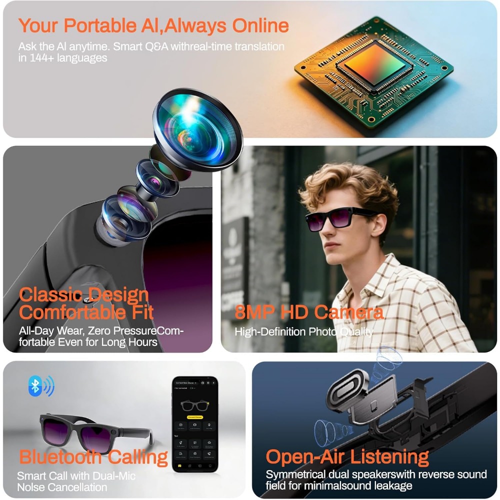 Occhiali Intelligenti con Trad - Smart Glasses Lens recensione e prezzo