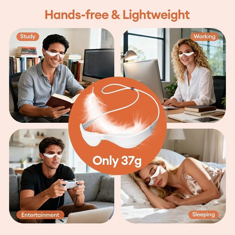 Massaggiatore Oculare 3D con T - Light Therapy Glasses recensione e prezzo