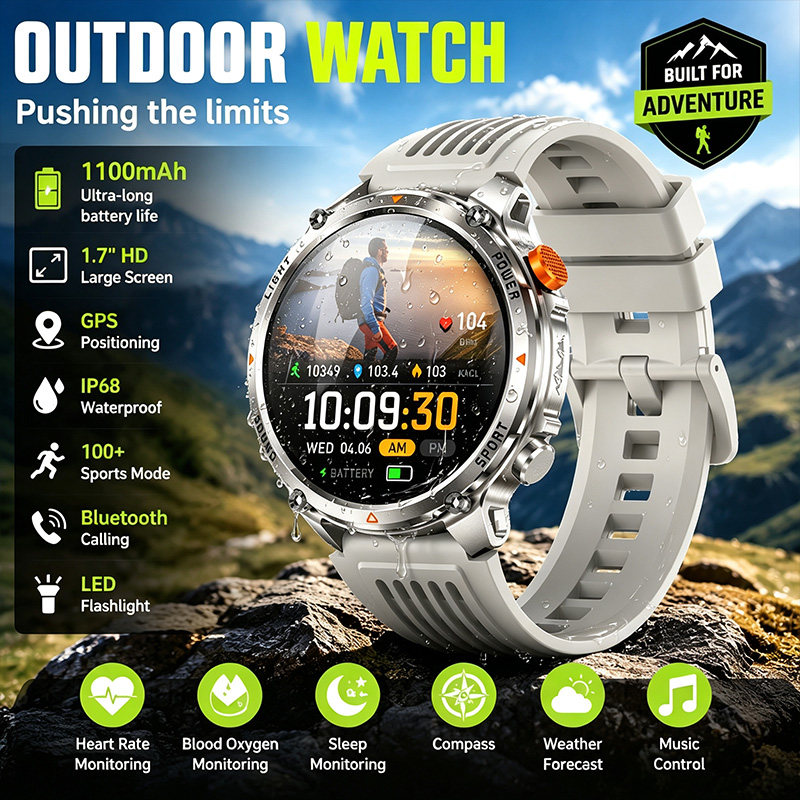Smartwatch con Chiamate Wirele - Breath Rate Monitor recensione e prezzo