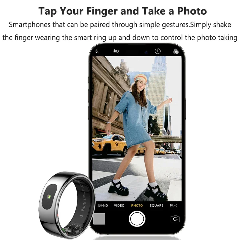 R08 Smart Ring Uomo Donna Cust - Temperature Ring Skin recensione e prezzo
