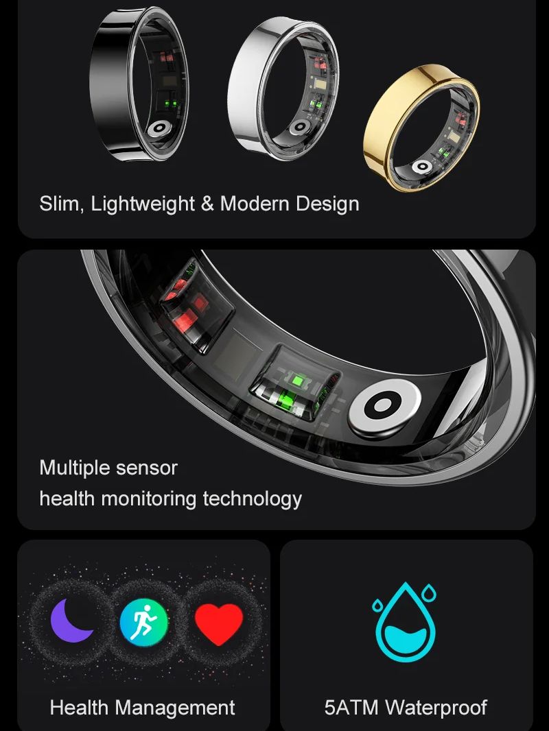 2026 Smart Ring R09 5ATM Smart - Temperature Ring Skin recensione e prezzo
